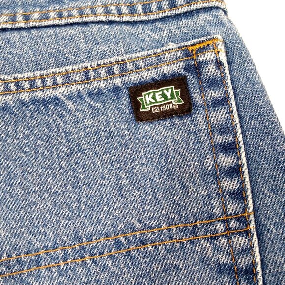 Key Industries Jeans Men W38 Relaxed Fit Heavyweight Enzyme Washed Denim 4876.45 - Picture 4 of 11